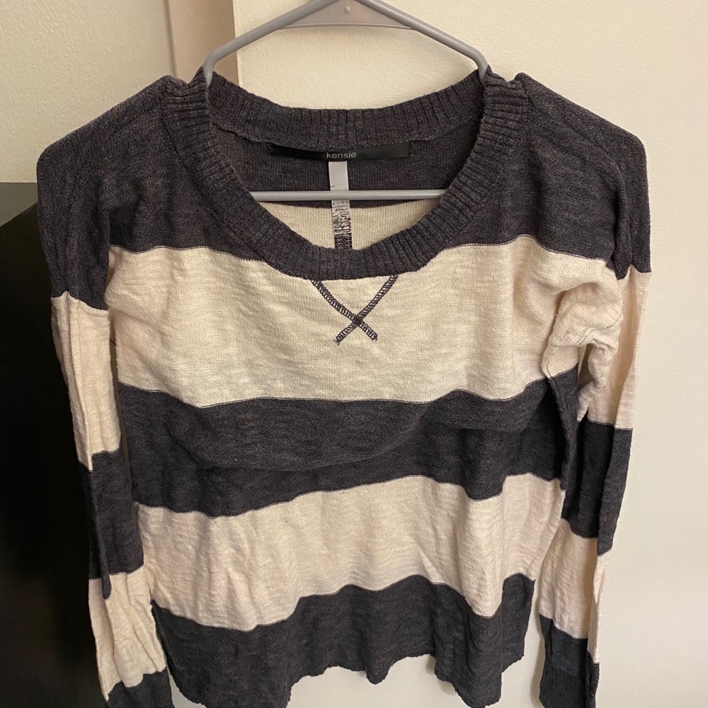 Striped long sleeved shirt